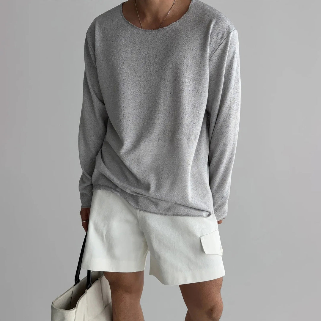 Elyse | Effortless Long Sleeve Knit Pullover With Round Neckline