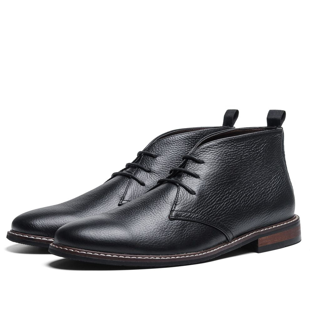 Cora | Classic Men's Brown Leather Chukka Boots