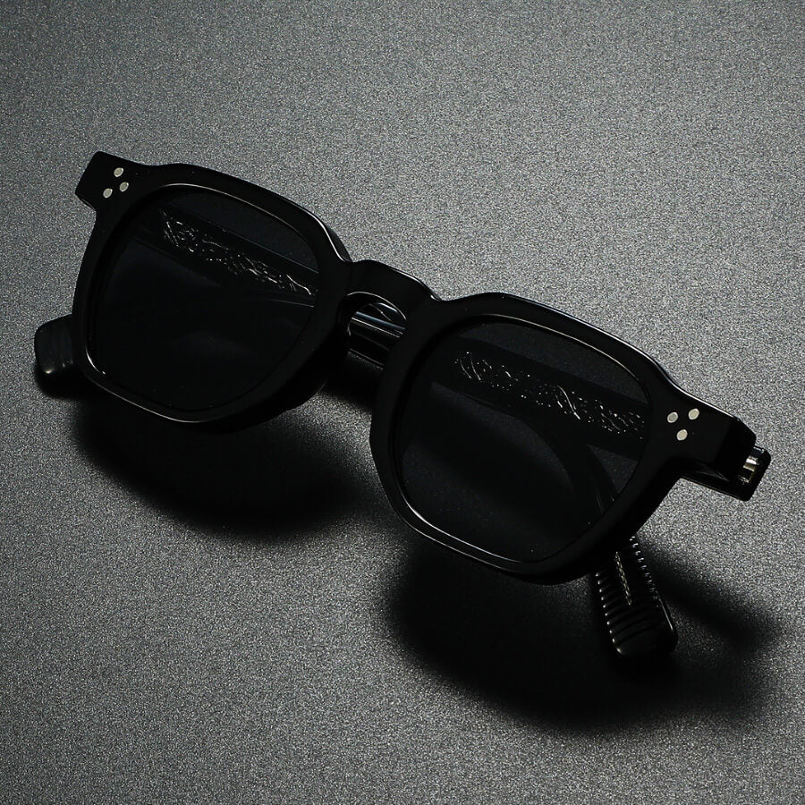 Margot | Chic Retro Acetate Sunglasses With Tortoiseshell Temples