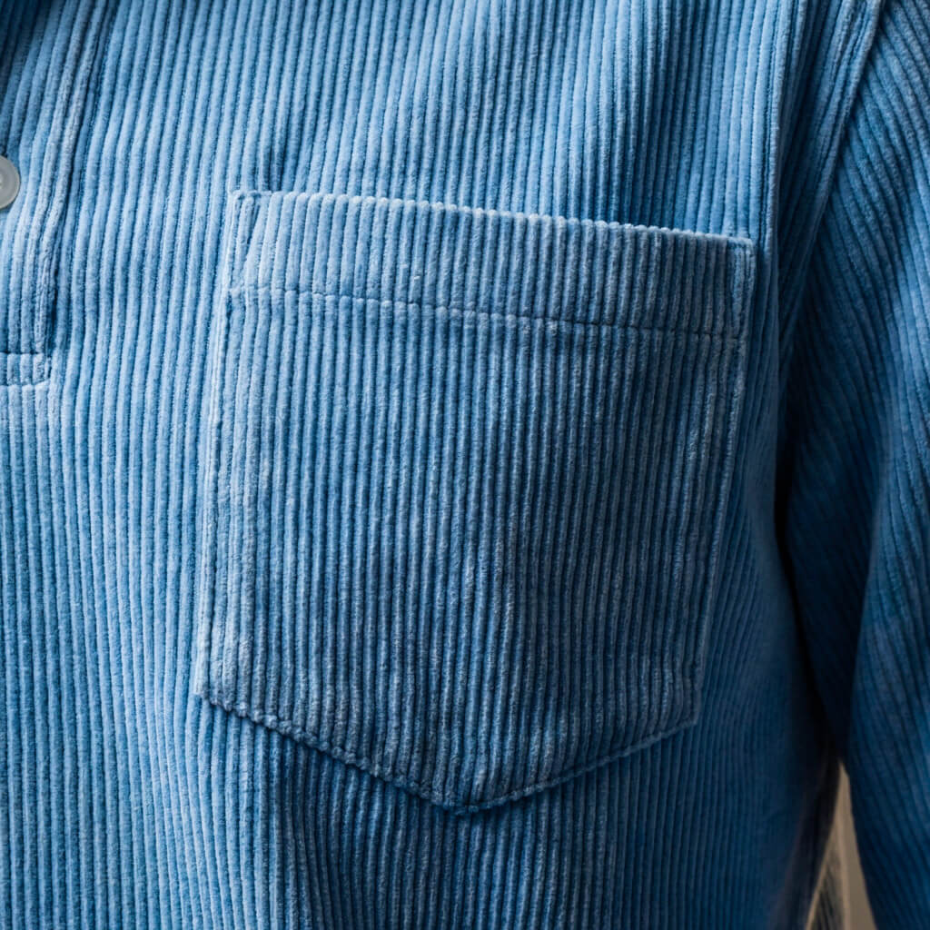 Marco | Stylish Men's Long Sleeve Corduroy Polo Shirt