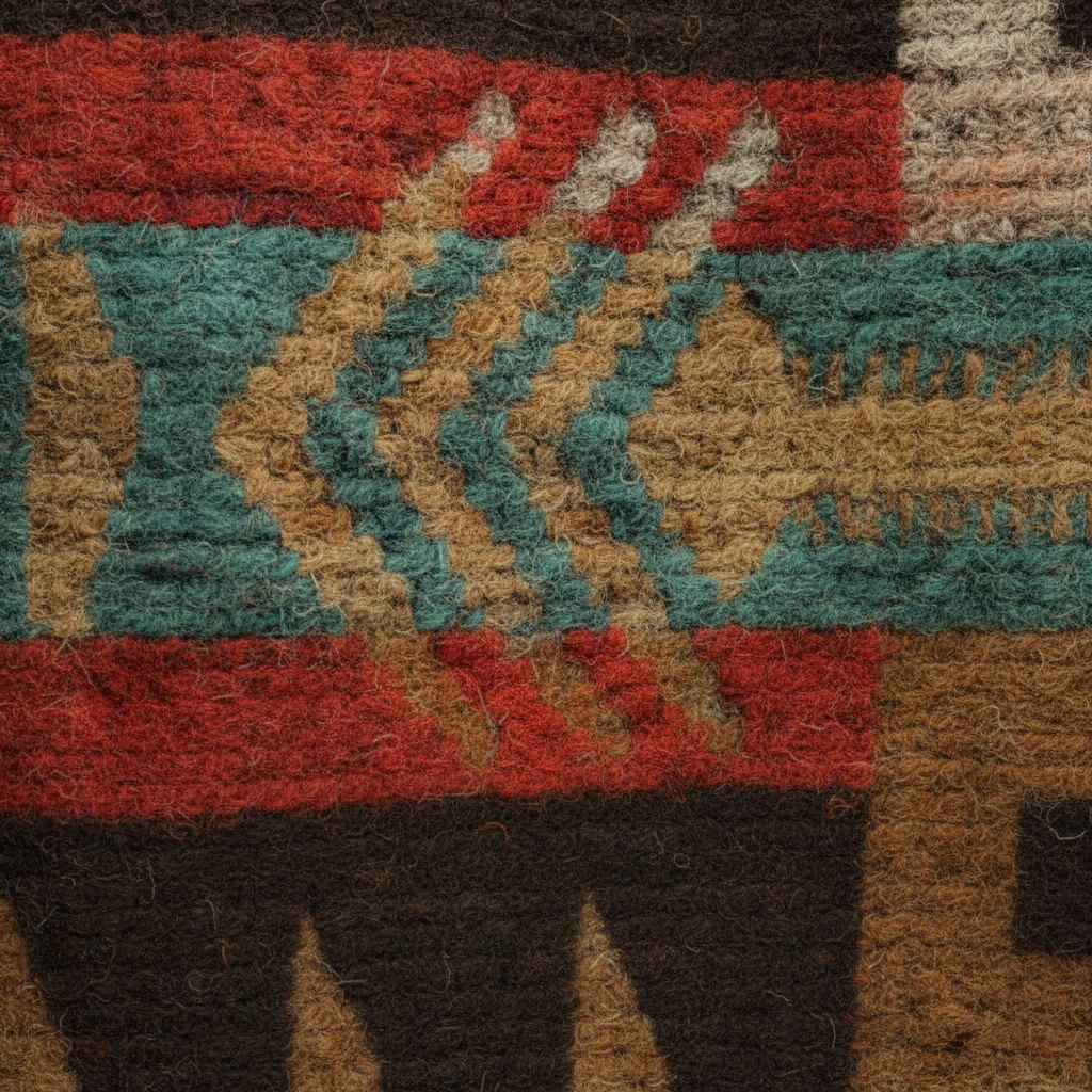 Marcus | Stylish Southwestern Wool Jacket With Tribal Print
