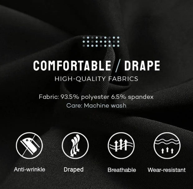 Ryder | Sleek Stretch Comfort Pants For Men