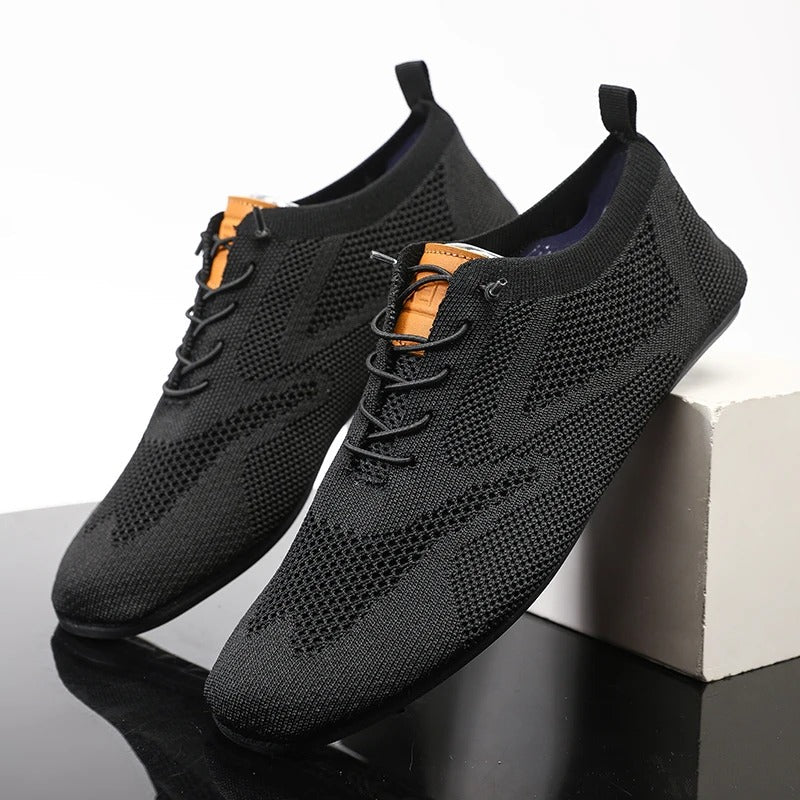 Serena | Stylish Mesh Knit Slip-On Sneakers With Breathable Design