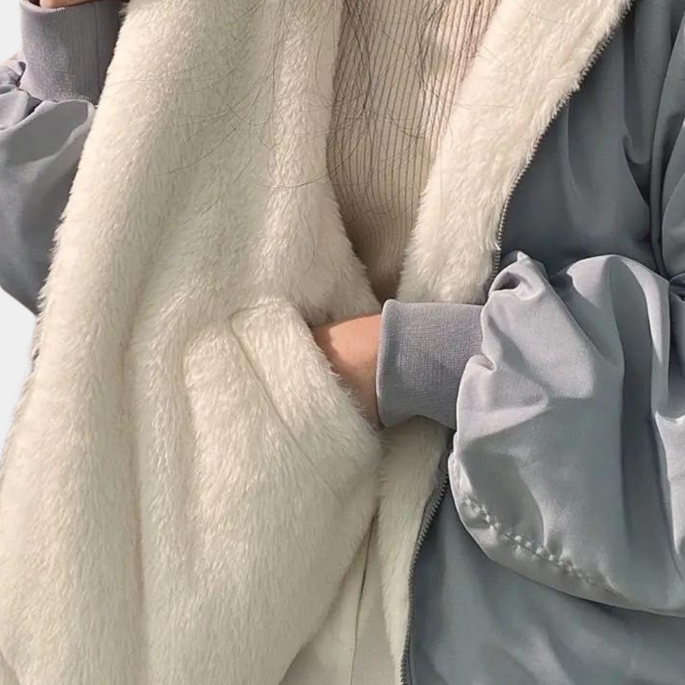 Briana | Chic Oversized Fleece Lined Winter Puffer Jacket