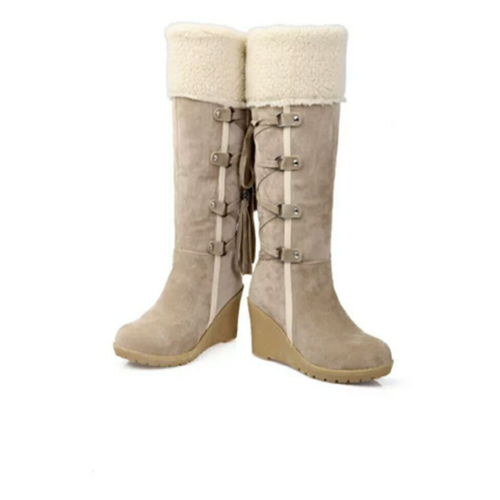 Daisy | Fur Lined Wedge Winter Boots