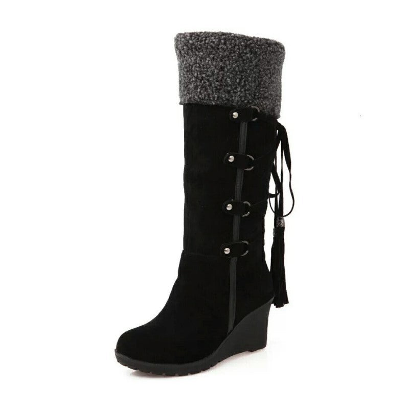 Daisy | Fur Lined Wedge Winter Boots