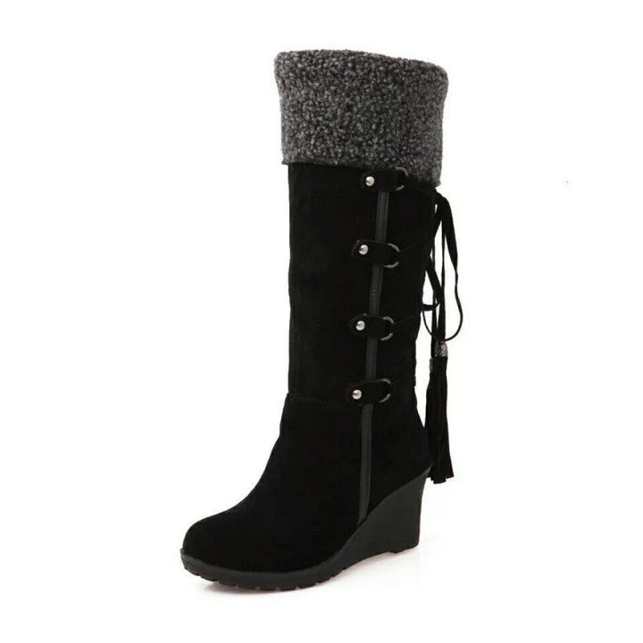 Daisy | Fur Lined Wedge Winter Boots