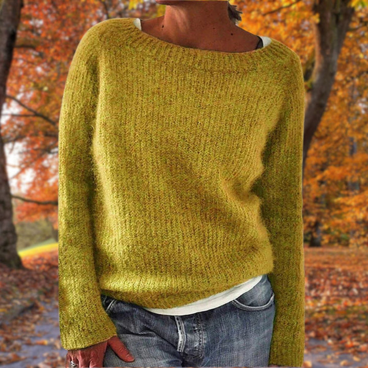 Phoebe | Elegant Chunky Knit Long Sleeve Sweater