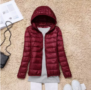 Vivienne | Elegant Lightweight Hooded Puffer Jacket Women
