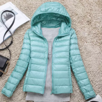 Vivienne | Elegant Lightweight Hooded Puffer Jacket Women