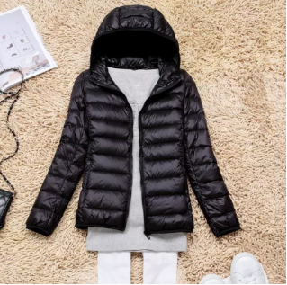 Vivienne | Elegant Lightweight Hooded Puffer Jacket Women