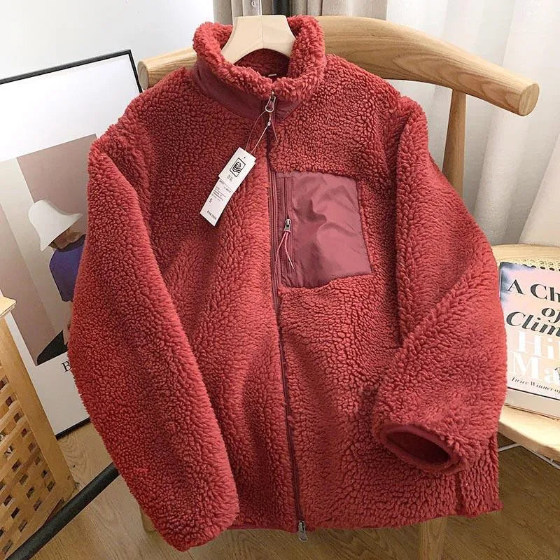 Cordelia | Cozy Sherpa Zip-Up Fleece Jacket Women