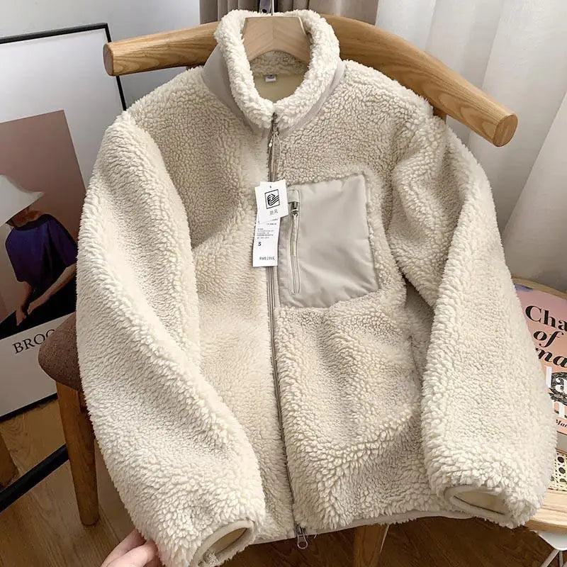 Cordelia | Cozy Sherpa Zip-Up Fleece Jacket Women