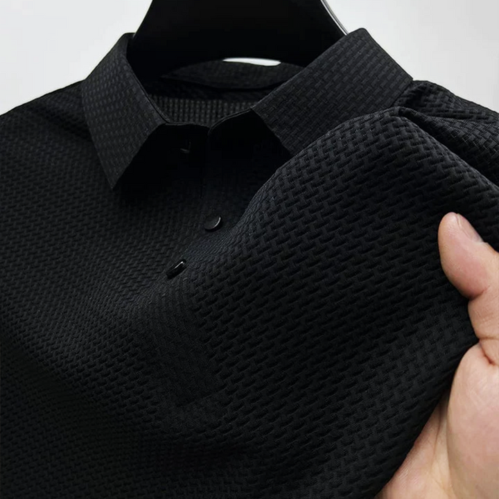 Cascade | Stylish Men's Textured Collared Polo Shirt