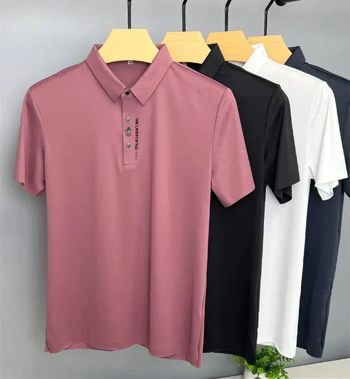 Prescott | Sleek Wrinkle-Free Polo Shirt Men - Smart Casual