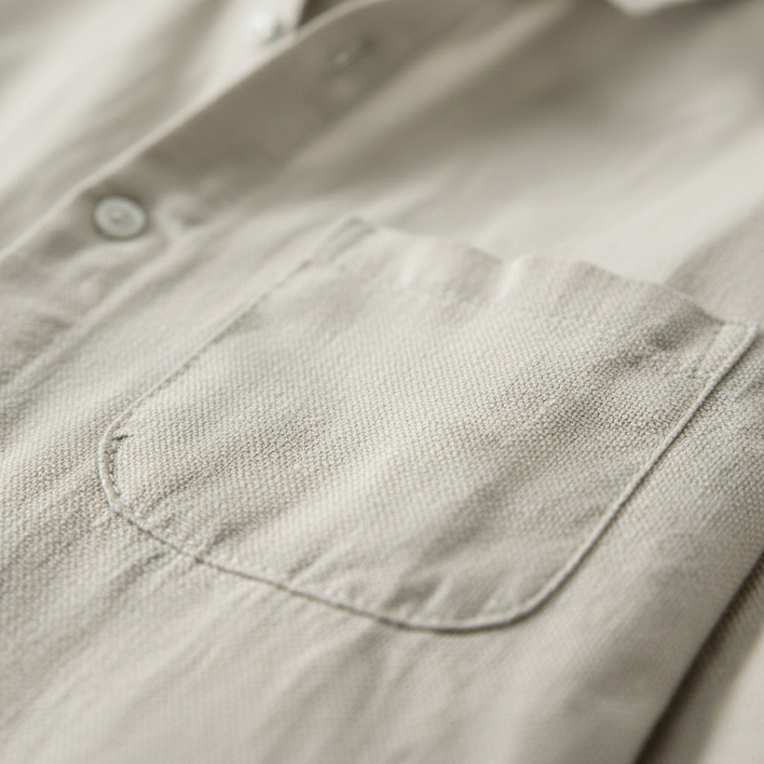 Lincoln | Elegant Linen Button-Up Shirt And Pants Set Men