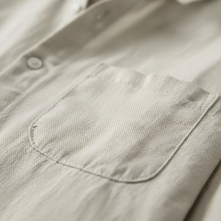 Lincoln | Elegant Linen Button-Up Shirt And Pants Set Men