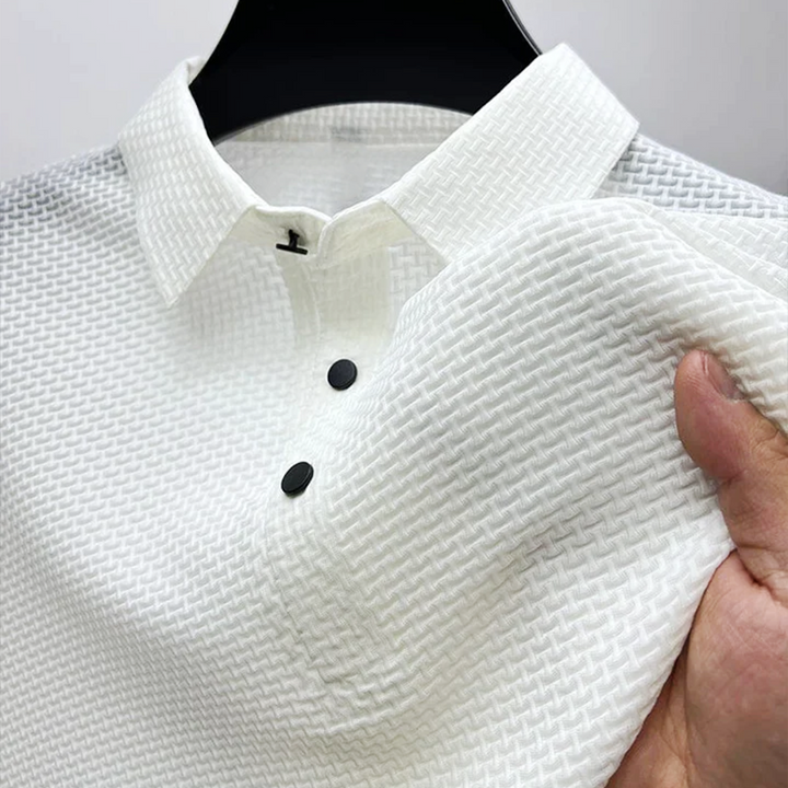Cascade | Stylish Men's Textured Collared Polo Shirt