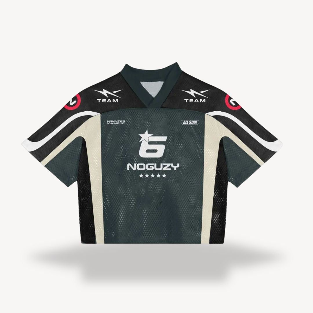 Cascade | Stylish Men's V-Neck Sports Jersey With Mesh Panels