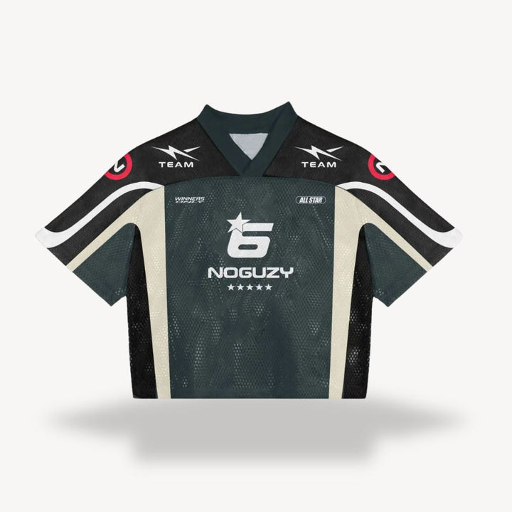 Cascade | Stylish Men's V-Neck Sports Jersey With Mesh Panels
