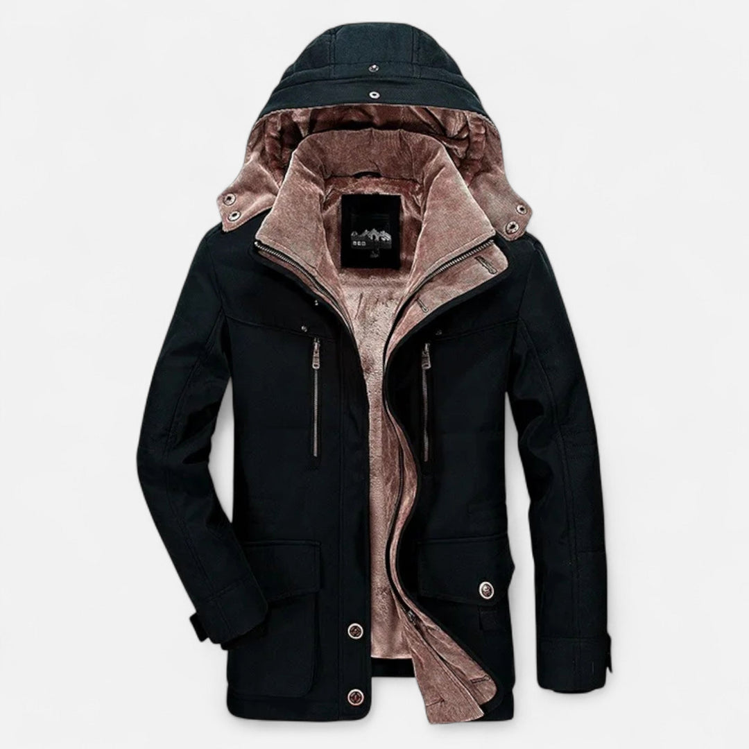 Chloe | Stylish Hooded Quilted Winter Parka With Fleece Lining