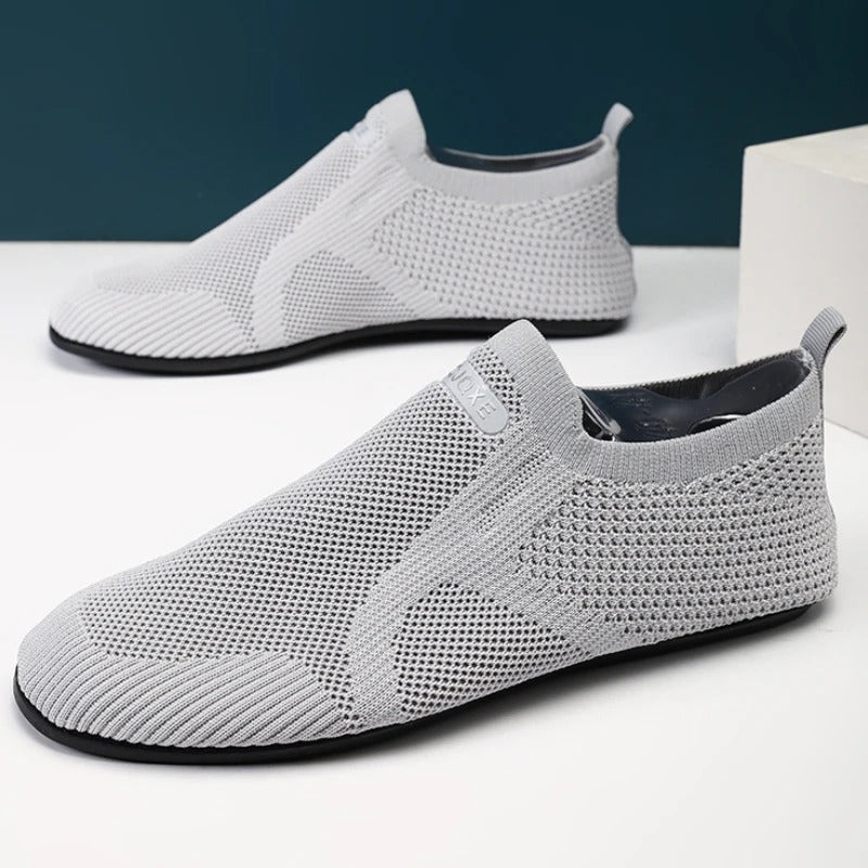 Paige | Stylish Knit Barefoot Slip-On Sneakers With Breathable Mesh