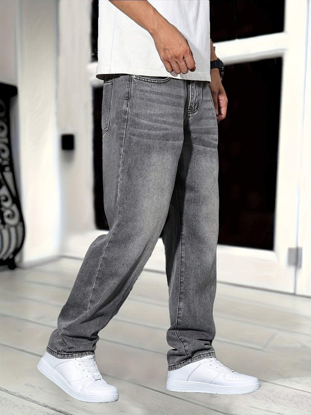 Thijs | Classic Straight Leg Denim Jeans Men - Relaxed Fit