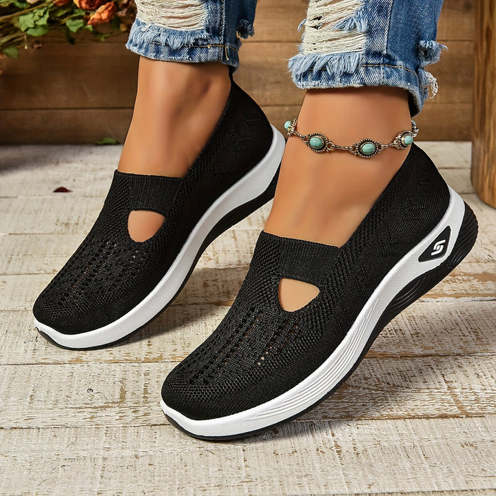 Sabrina | Stylish Knit Slip-On Orthopedic Sneakers With Arch Support