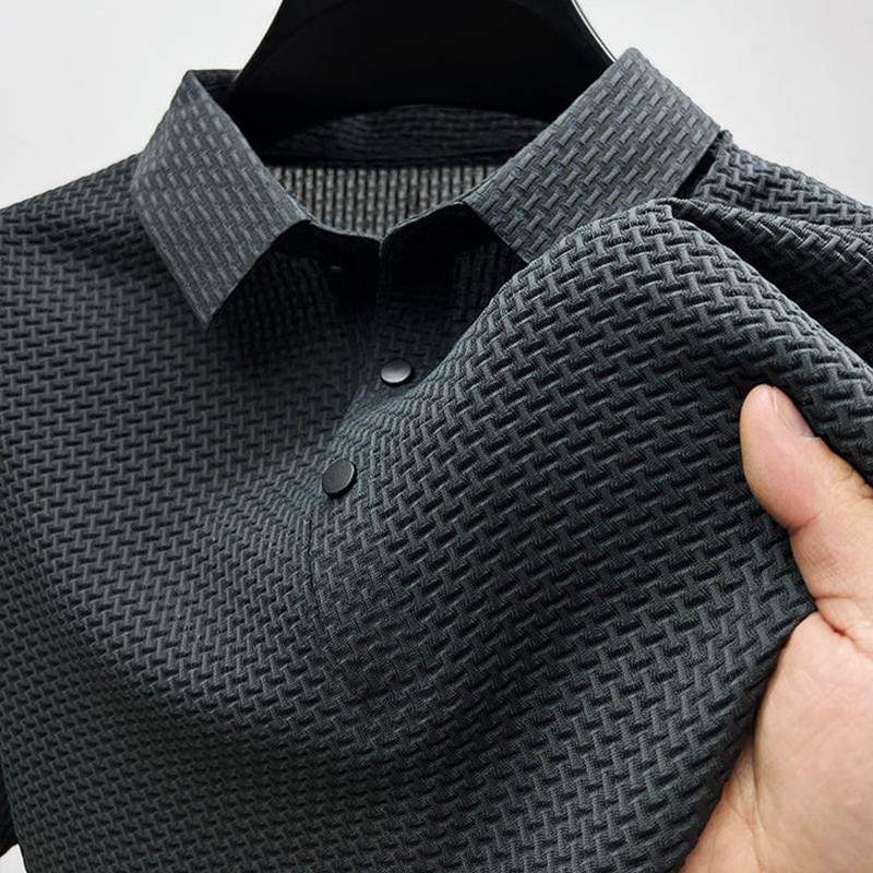Cascade | Stylish Men's Textured Collared Polo Shirt