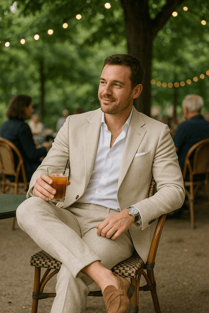 Eleganter Herrenanzug Sommer