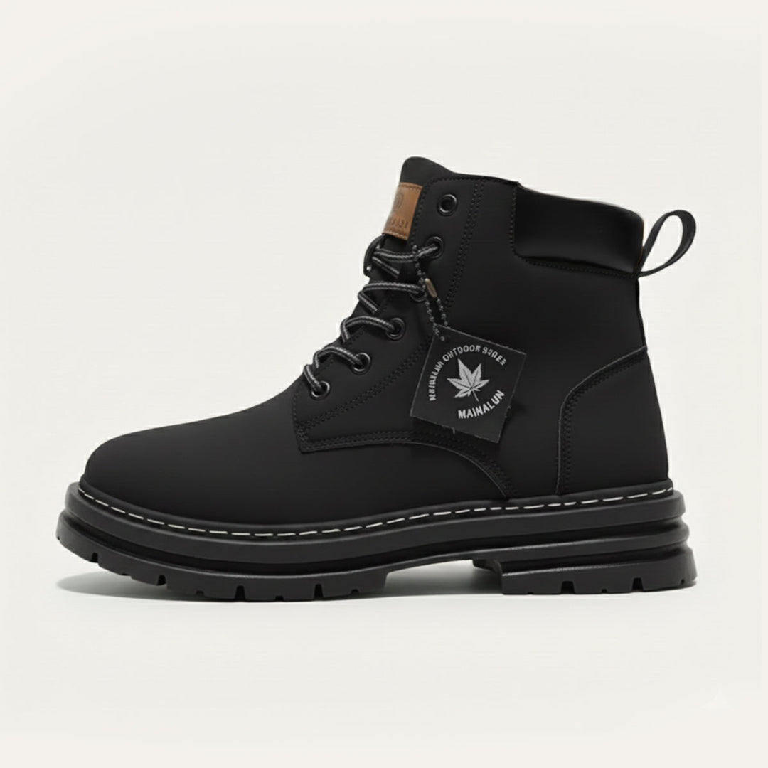 Margot | Stylish Wheat Lace-Up Work Boots Men