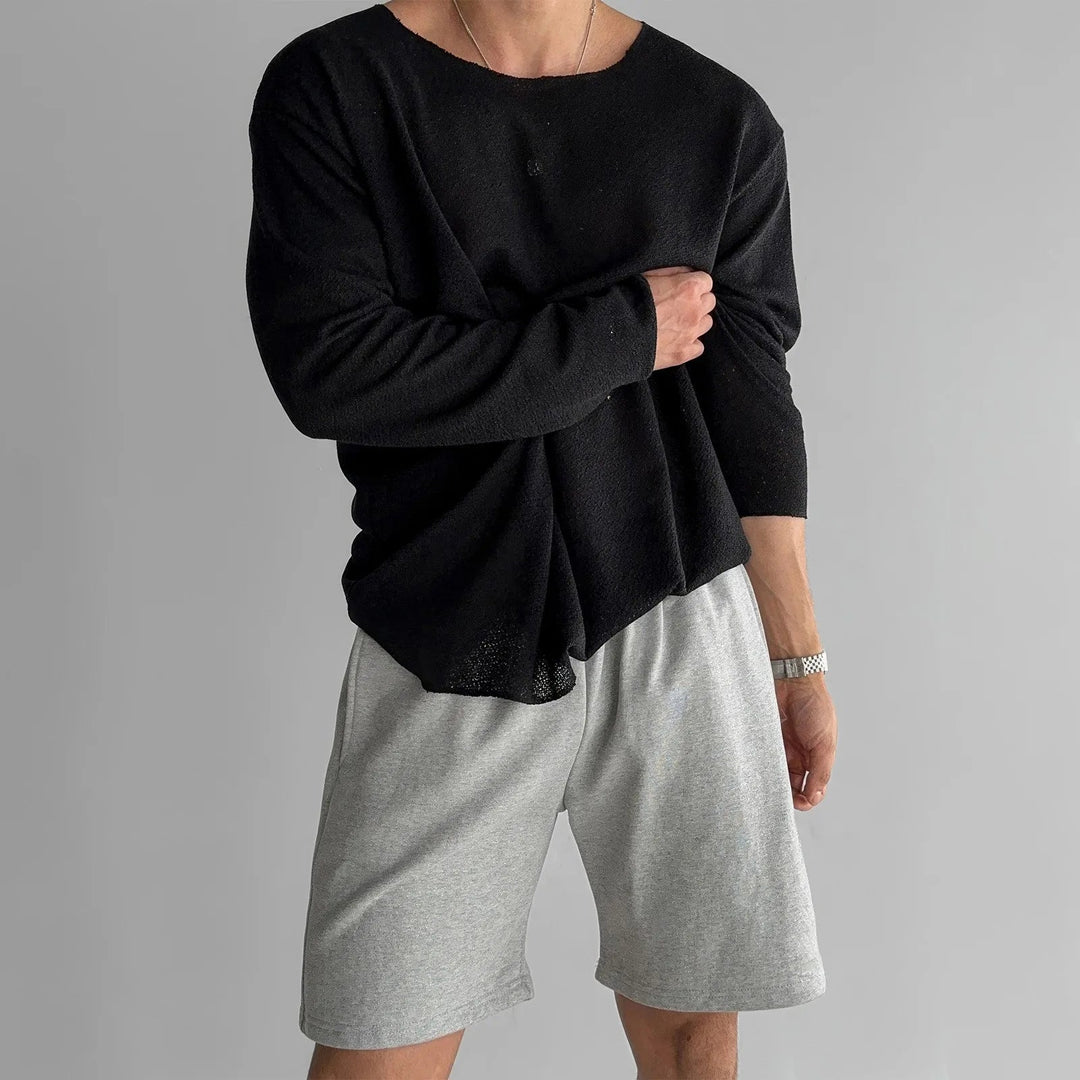 Elyse | Effortless Long Sleeve Knit Pullover With Round Neckline