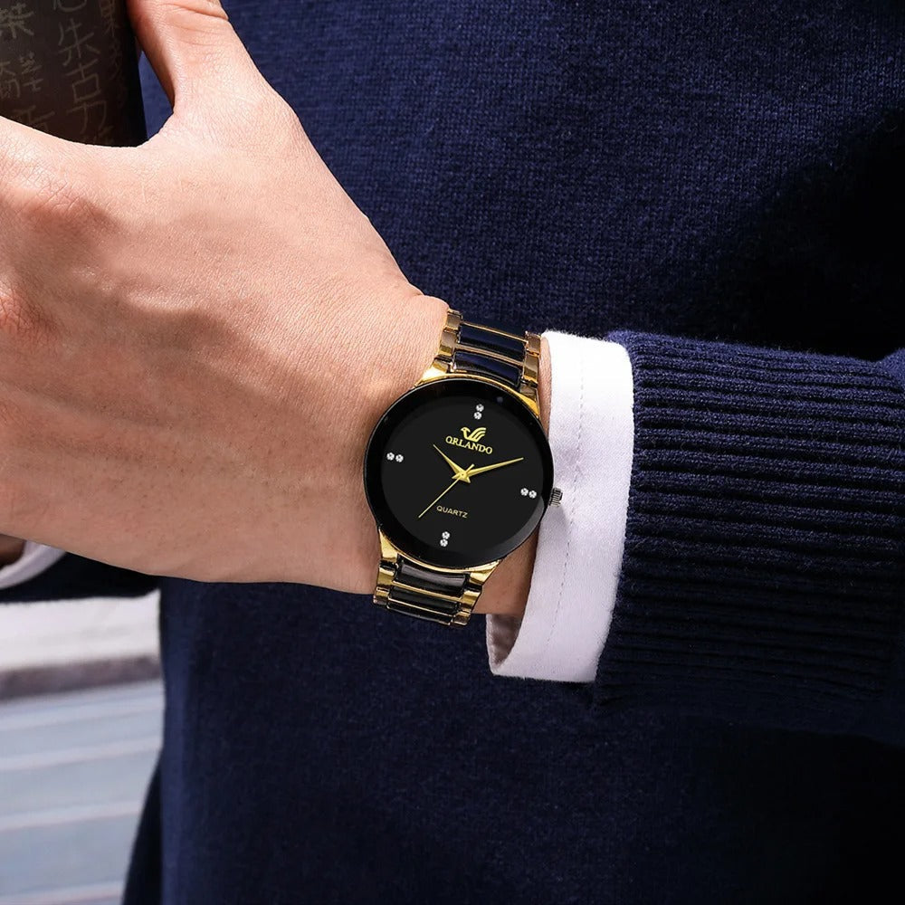 Vivienne | Elegant Men's 5-Piece Aviator Gift Set With Watch
