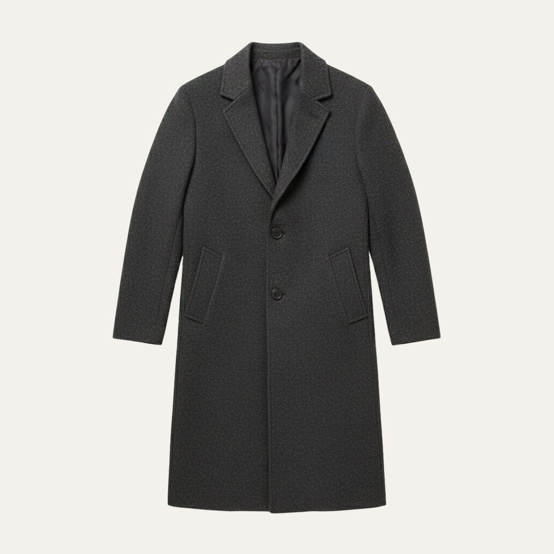 Serena | Elegant Classic Wool Winter Overcoat With Tailored Lapels