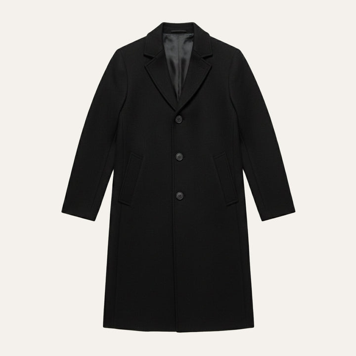 Serena | Elegant Classic Wool Winter Overcoat With Tailored Lapels