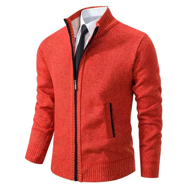 Tilly | Stylish Zip-Up Knit Cardigan For Smart Casual Comfort