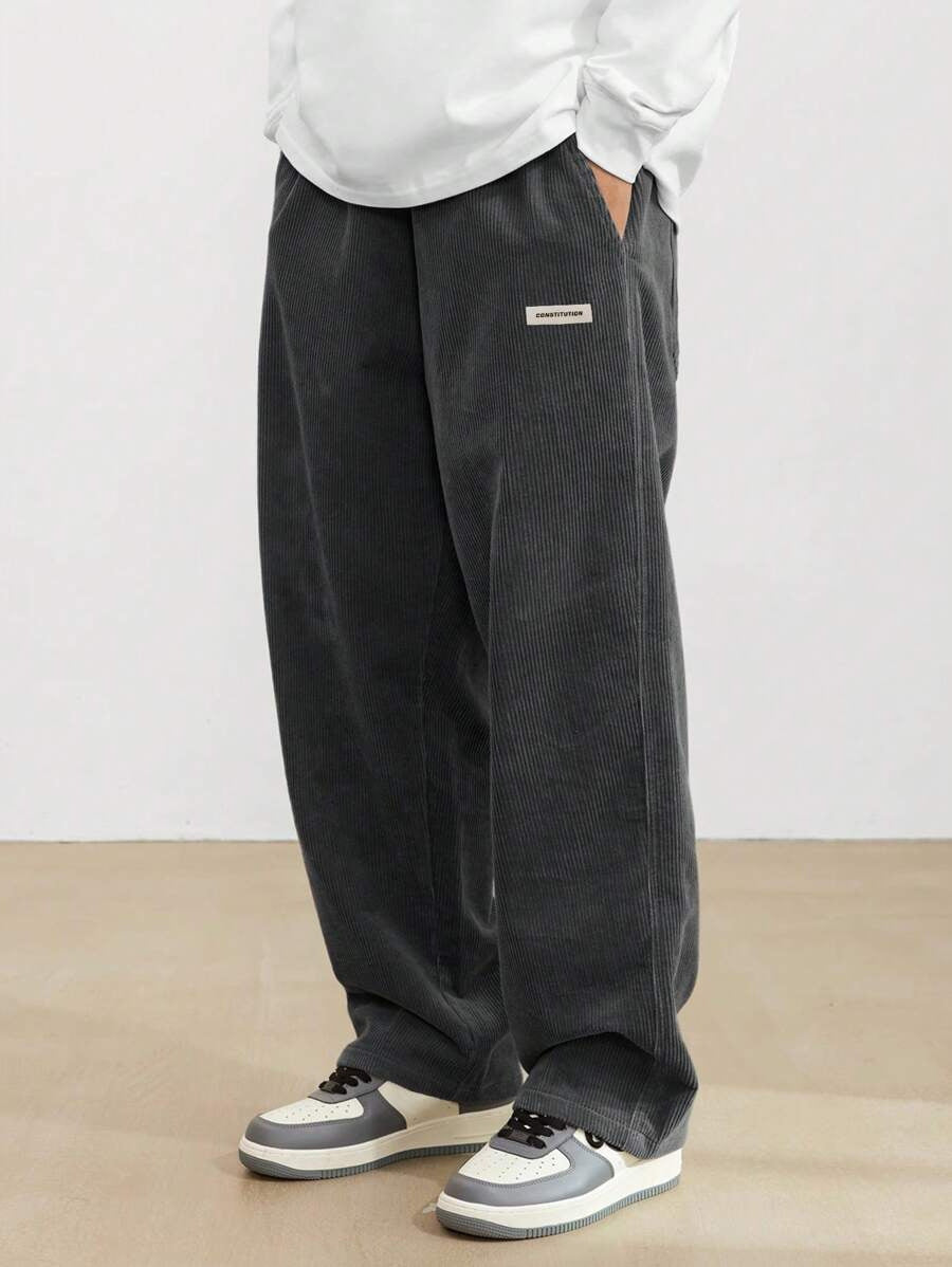 Molly | Stylish Wide Leg Corduroy Trousers Men's Relaxed Fit