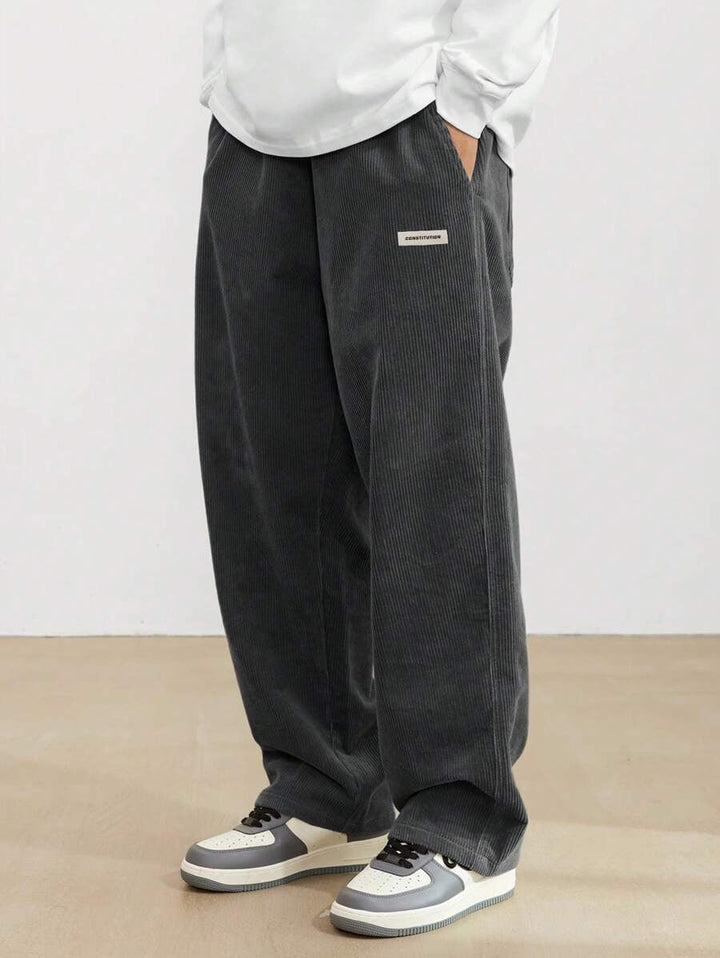 Molly | Stylish Wide Leg Corduroy Trousers Men's Relaxed Fit