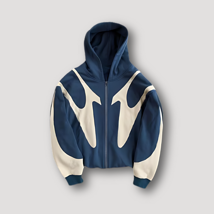 Sienna | Sleek Urban Streetwear Zip-Up Hoodie With Hood