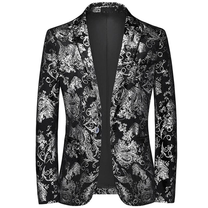 Eliza | Elegant Paisley Print Slim Fit Blazer Men