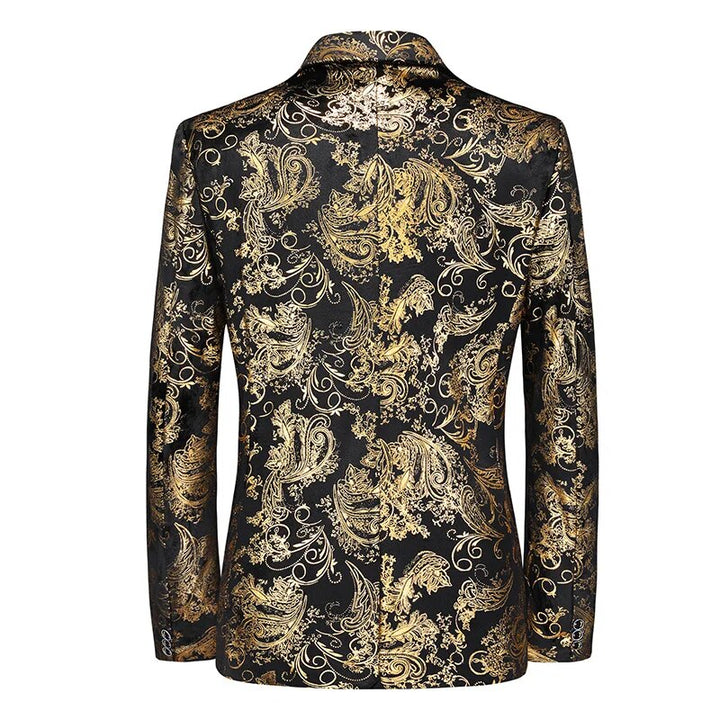 Eliza | Elegant Paisley Print Slim Fit Blazer Men