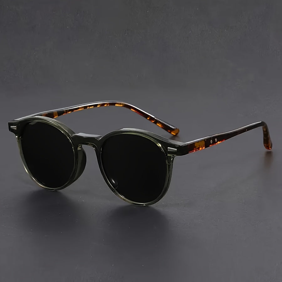 Millie | Stylish Round Frame Clear Sunglasses For Men