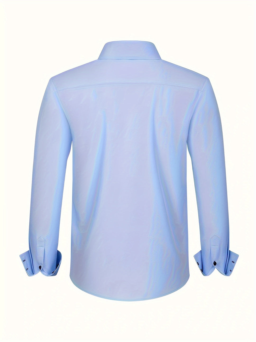 Tillie | Elegant Double Collar Long Sleeve Button Up Shirt