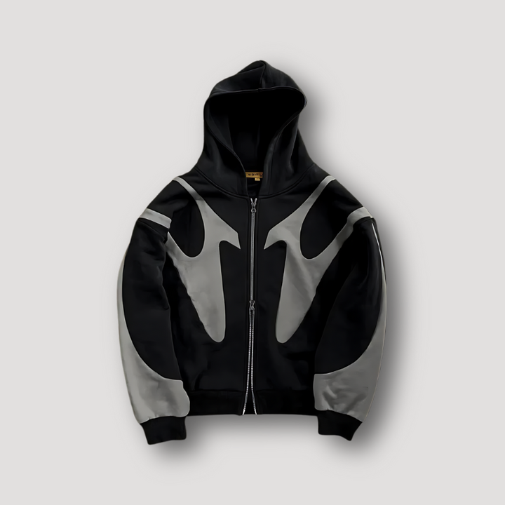 Sienna | Sleek Urban Streetwear Zip-Up Hoodie With Hood