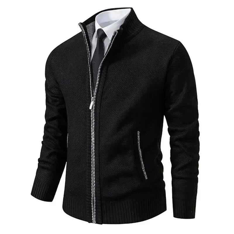 Tilly | Stylish Zip-Up Knit Cardigan For Smart Casual Comfort