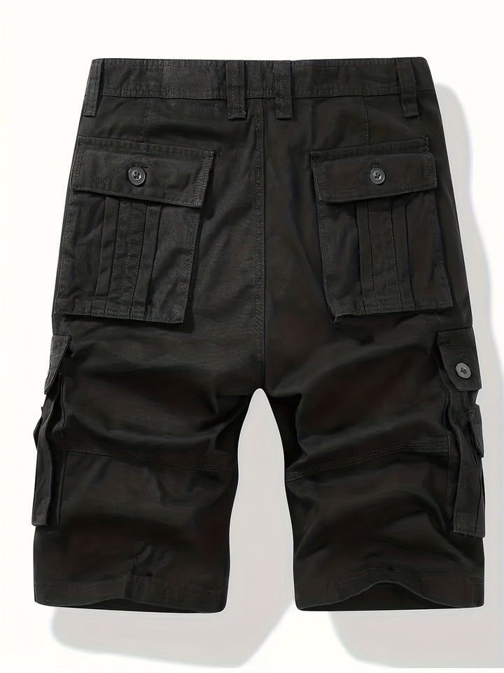 Nina | Stylish Multi-Pocket Cargo Shorts With Belt