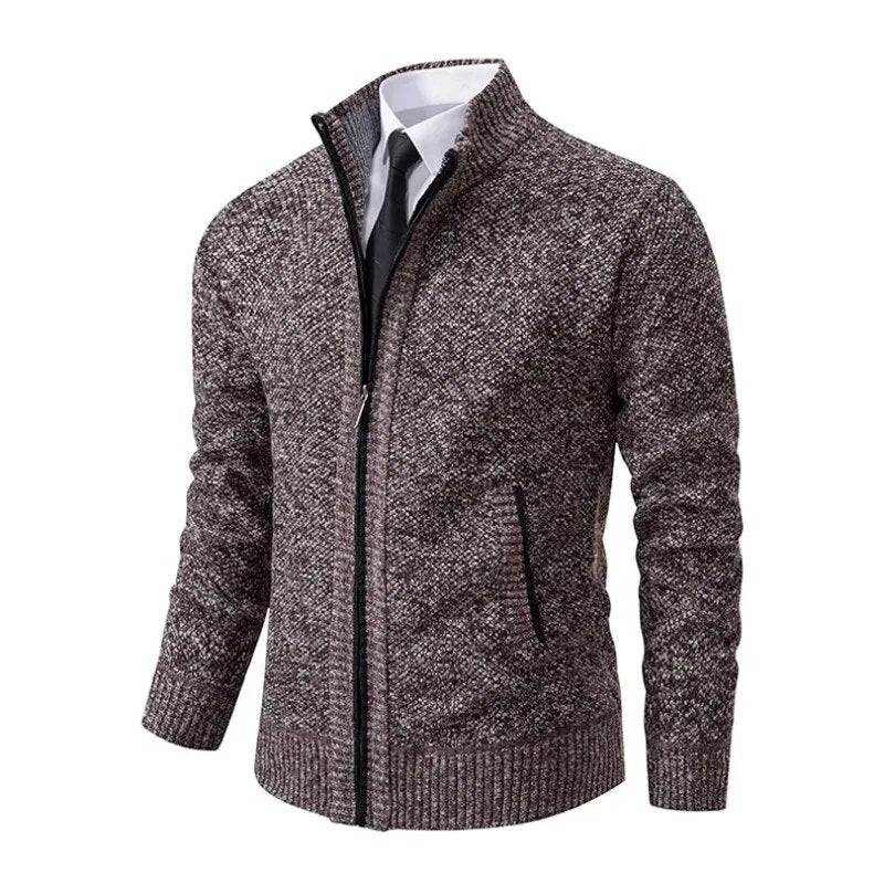 Tilly | Stylish Zip-Up Knit Cardigan For Smart Casual Comfort