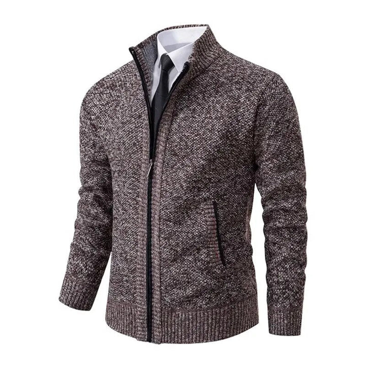 Tilly | Stylish Zip-Up Knit Cardigan For Smart Casual Comfort