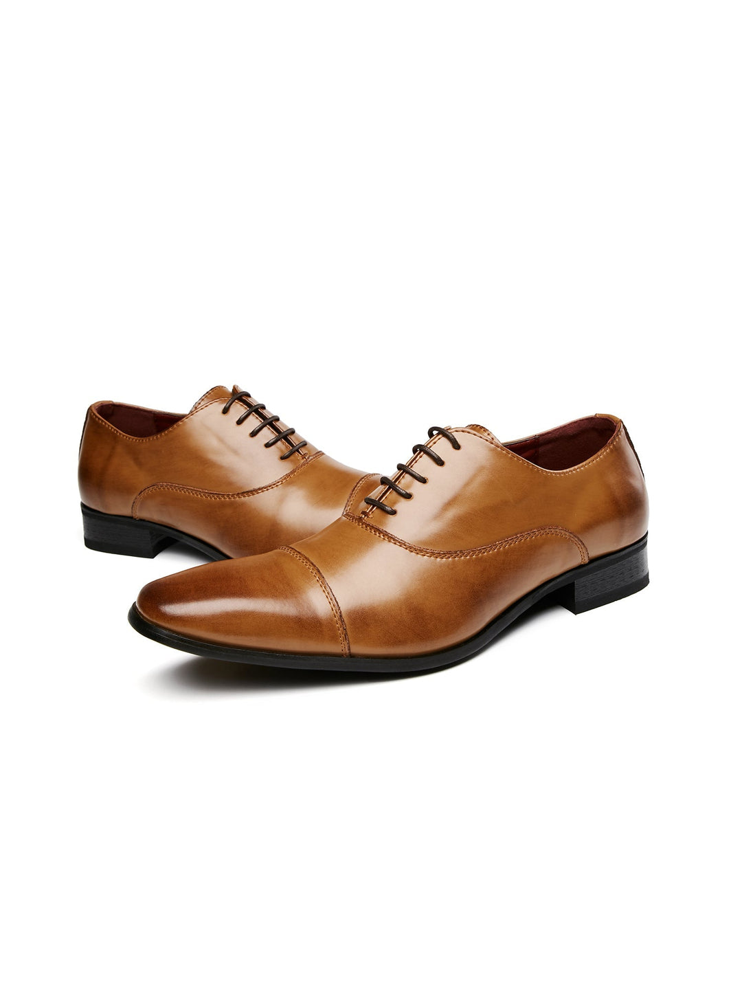 Tillie | Sleek Oxford Cap-Toe Leather Dress Shoes