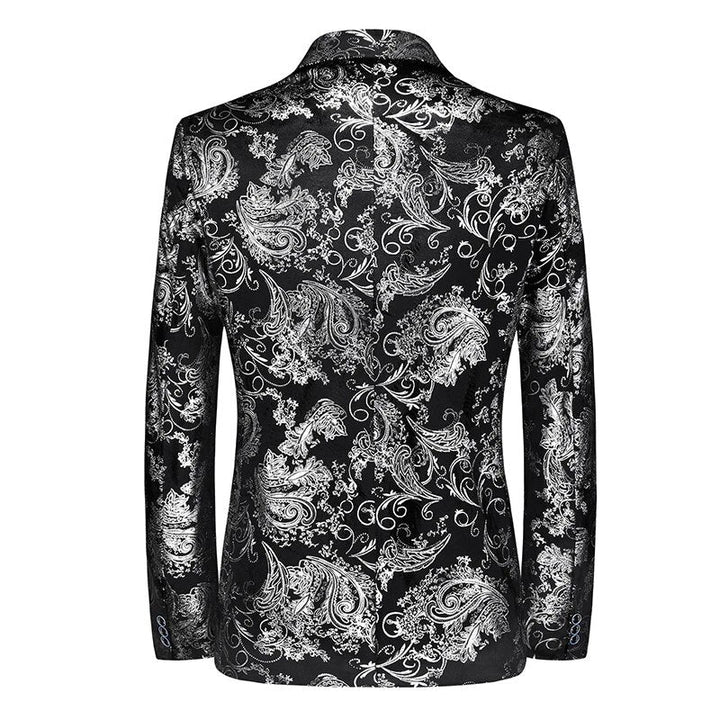 Eliza | Elegant Paisley Print Slim Fit Blazer Men